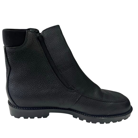 AJ Valenci Women's Black Short Boots Ankle Leather Size 8 M NEW - Picture 1 of 11